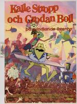 Kalle Stropp och Grodan Boll på svindlande äventyr poster