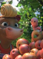 Klara Ko och äppeltjuven poster