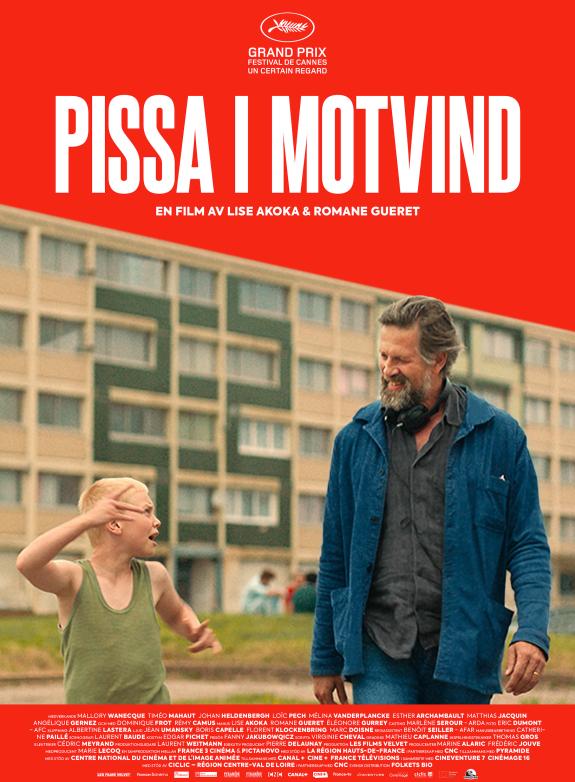 Pissa i motvind poster