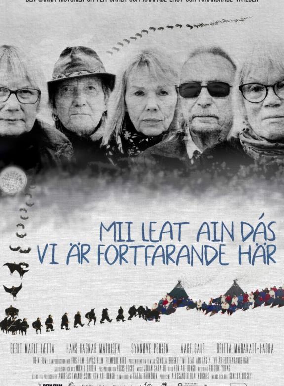 Vi är fortfarande här/Mii leat ain dás poster