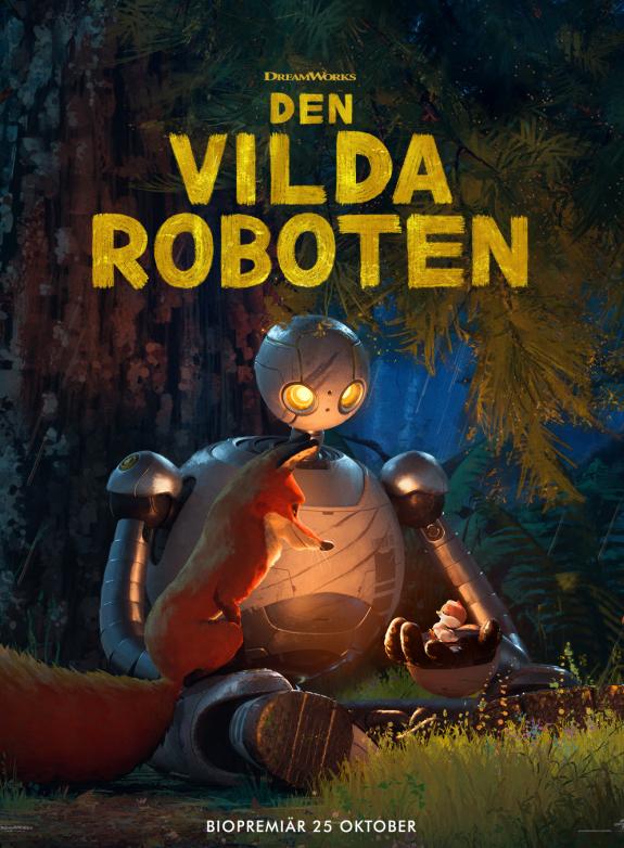 Den vilda roboten poster