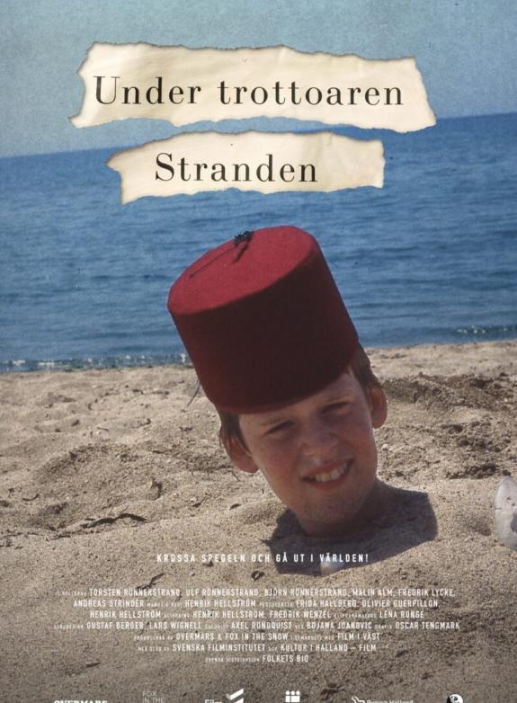 Under trottoaren - Stranden poster