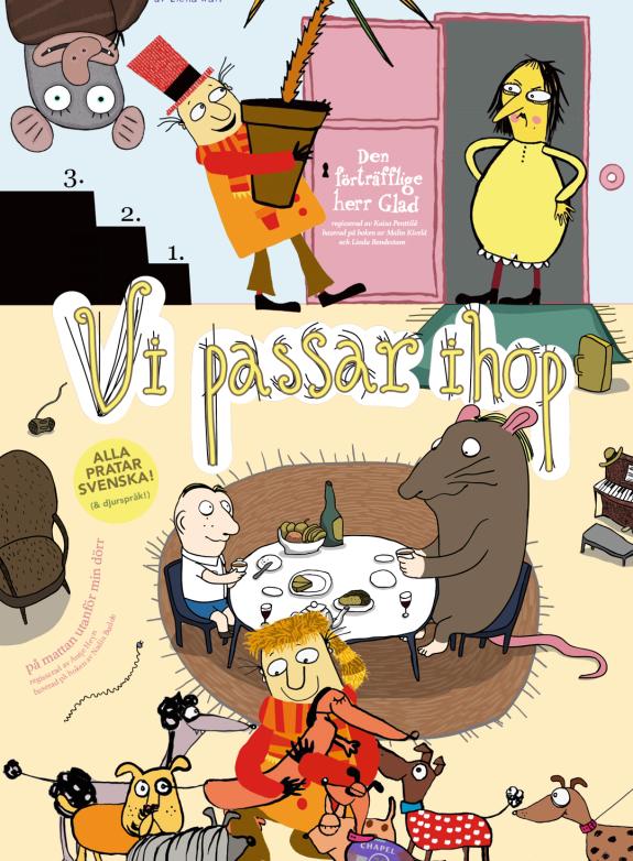 Vi passar ihop poster