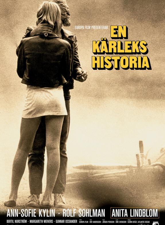 En kärlekshistoria poster