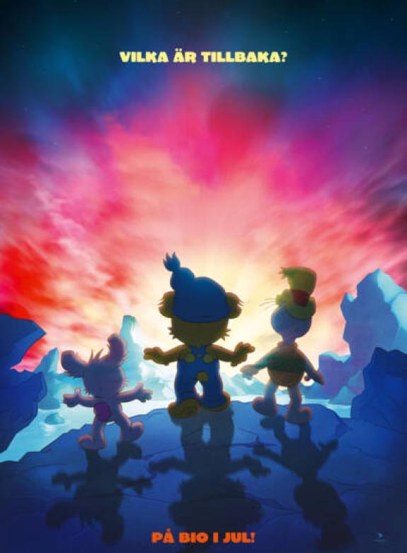 Bamse och vulkanön poster