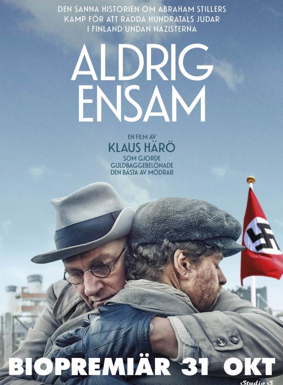 Aldrig ensam poster