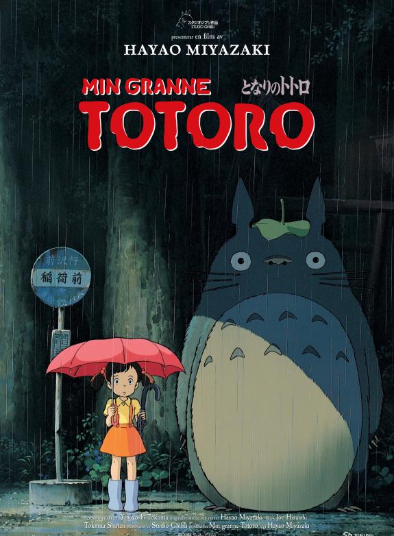 Min granne Totoro (sv. tal) poster