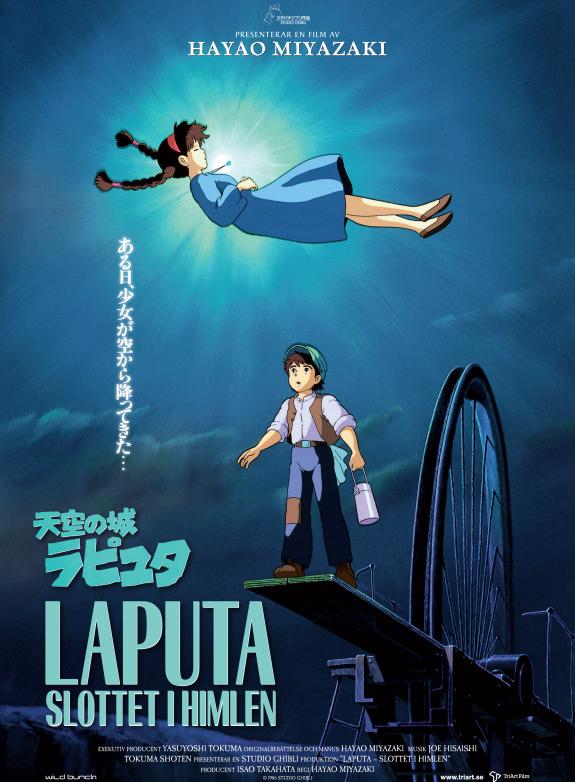 Laputa - Slottet i himlen (jap. tal) poster