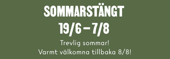 Sommarstängt